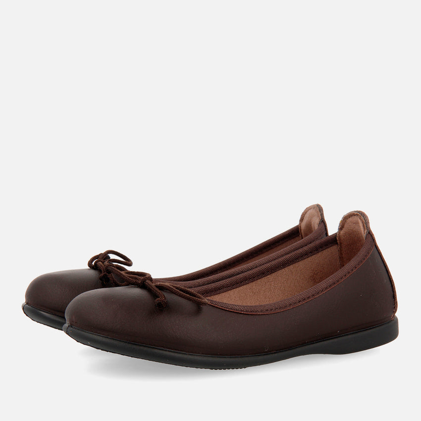 SCHOOL BALLET FLATS IN NAVY BLUE VOLTAIRE