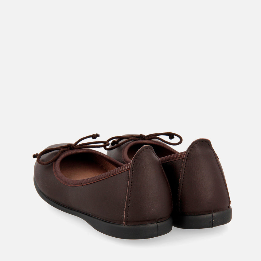 SCHOOL BALLET FLATS IN NAVY BLUE VOLTAIRE