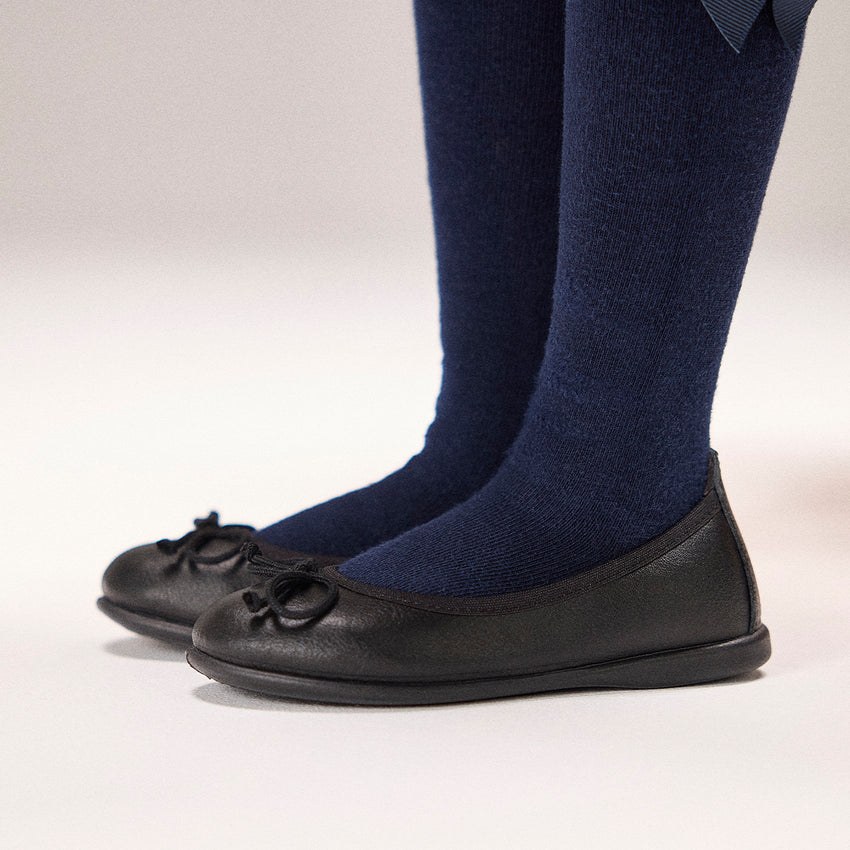 BALLERINE SCUOLA IN NERO VOLTAIRE