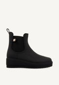 Botines de agua estilo chelsea negras para mujer 45808