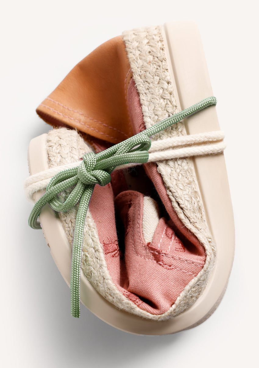 TERRACOTA ESPADRILLES FISH PATTERN