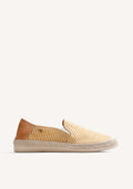 YELLOW STRIPED ESPADRILLES