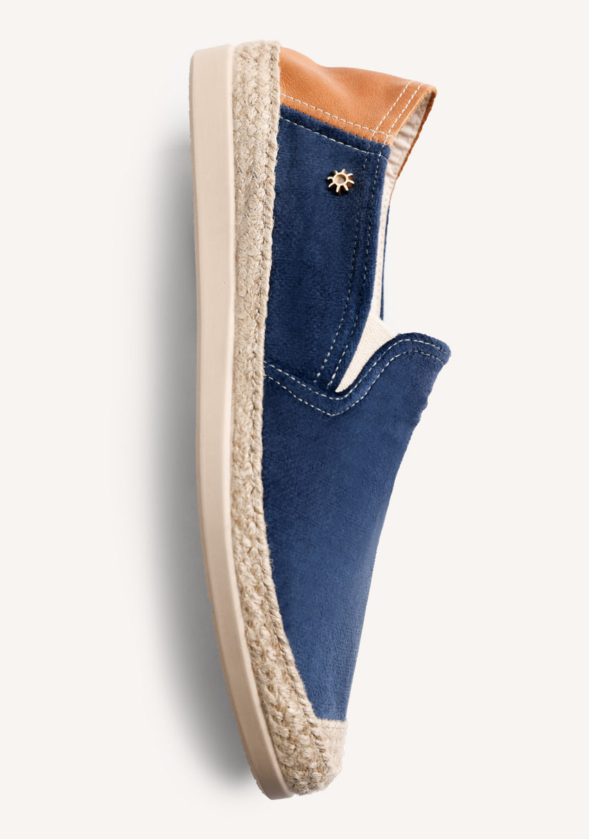 BLUE VELVET ESPADRILLES
