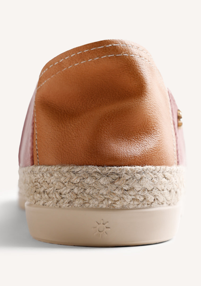 PINK VELVET ESPADRILLES