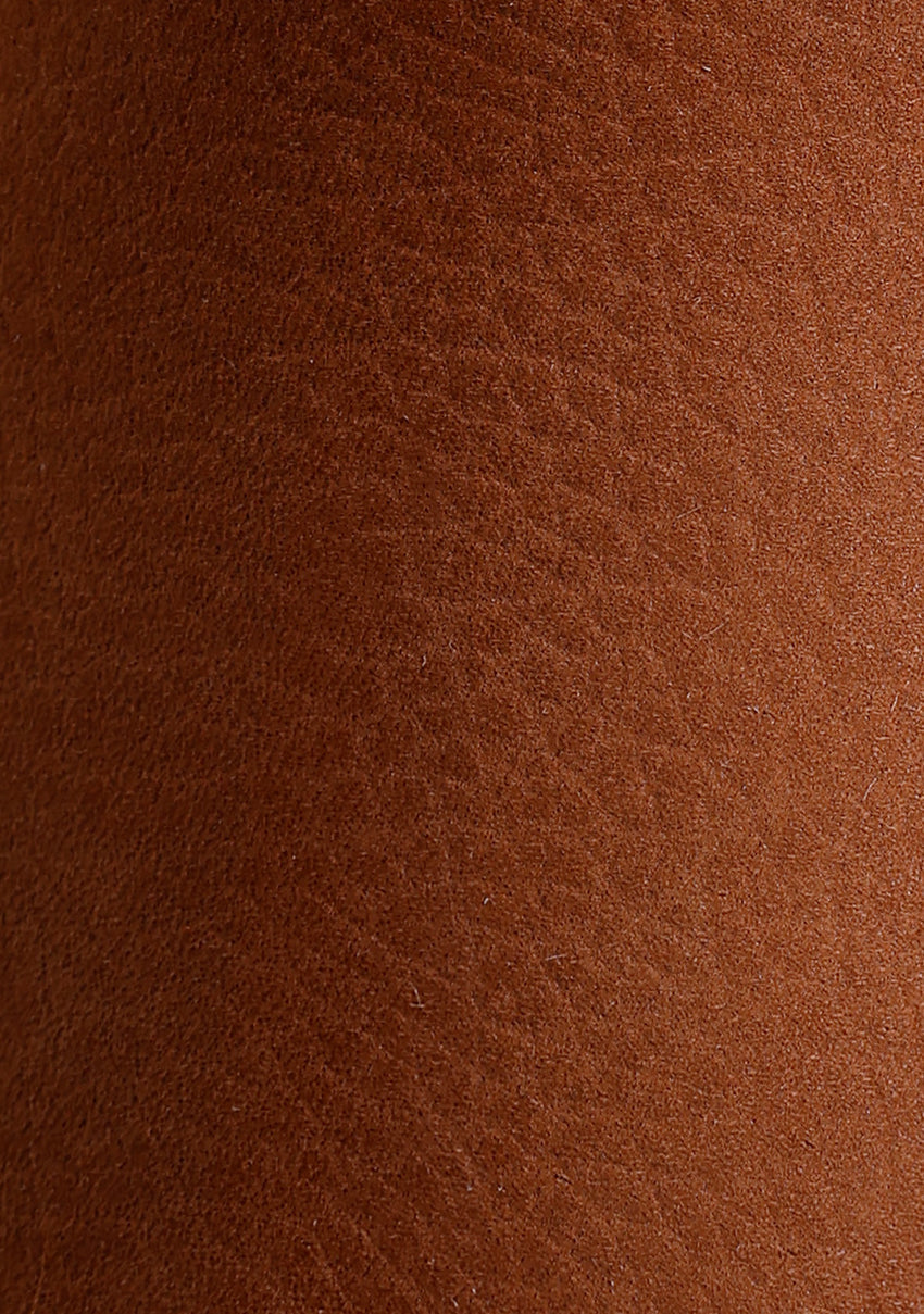 BROWN LEATHER ESPADRILLES