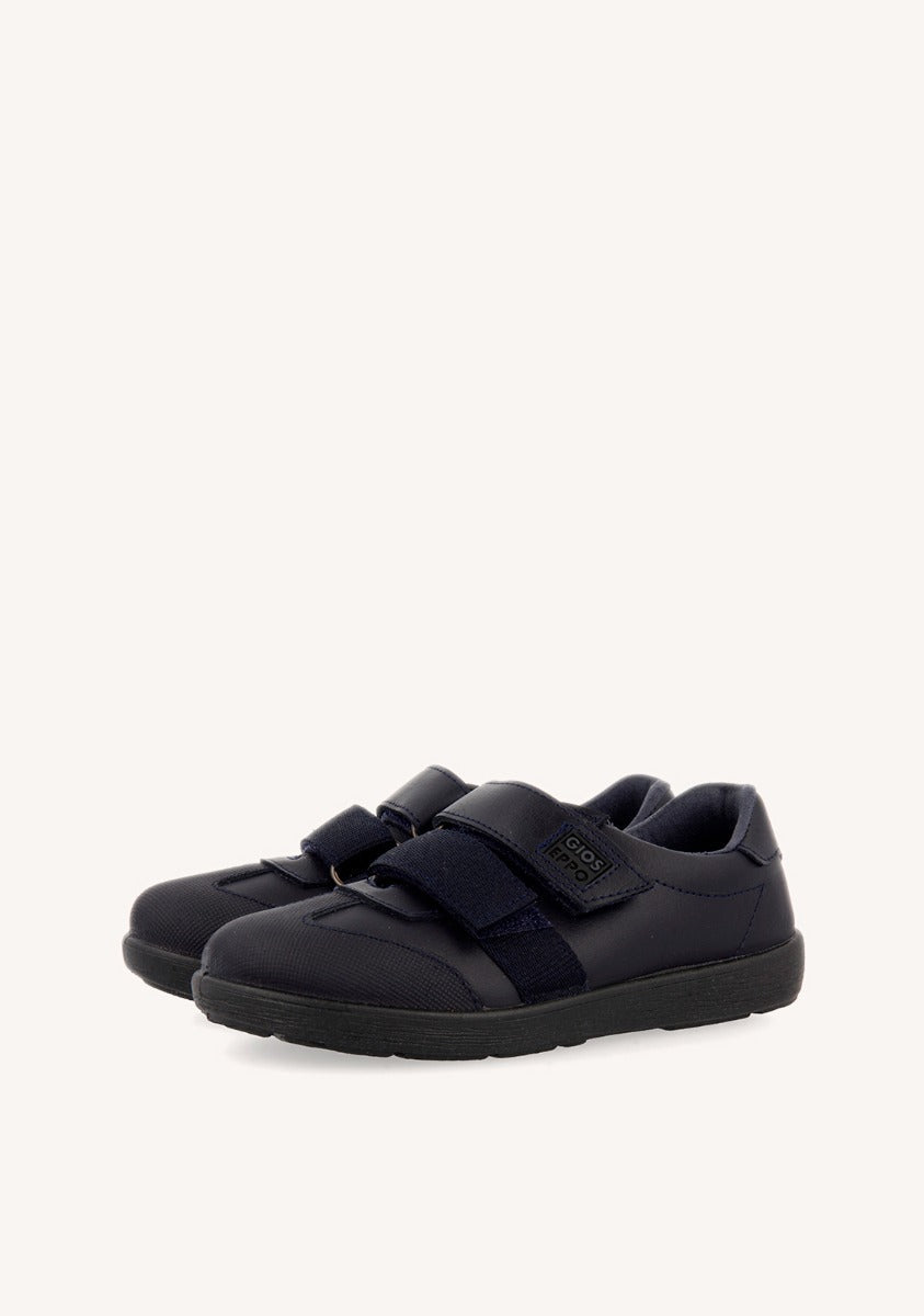 Navy blue school shoes for boys SALCHA