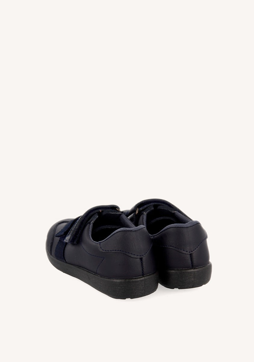 Navy blue school shoes for boys SALCHA