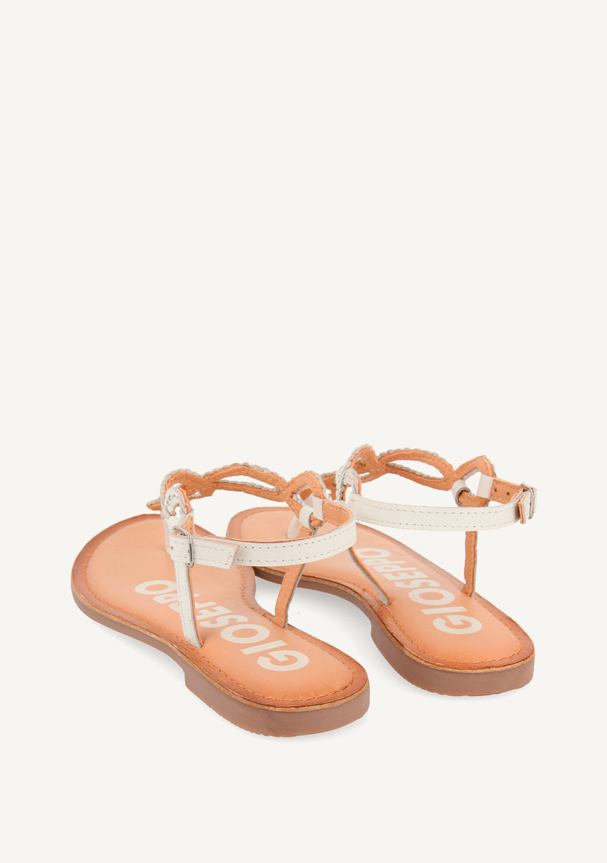 BRAIDED LEATHER SANDALS FYFFE