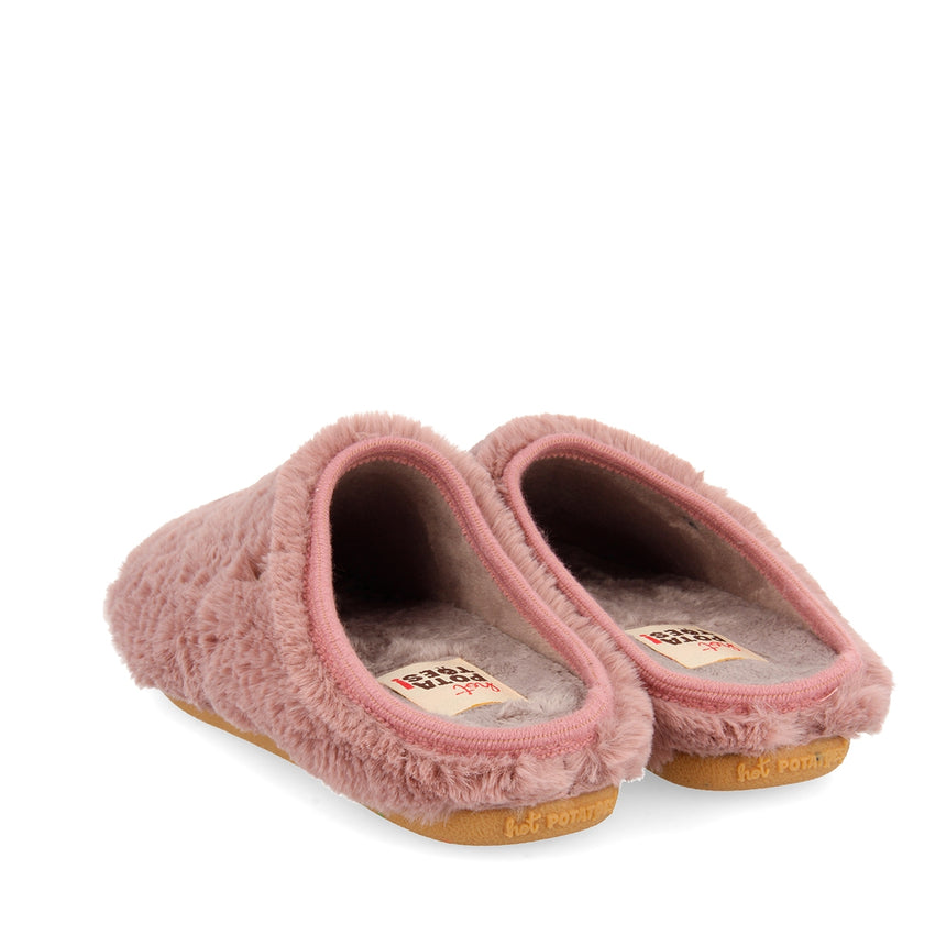 Pink furry Hot Potatoes slippers KEMEROVO