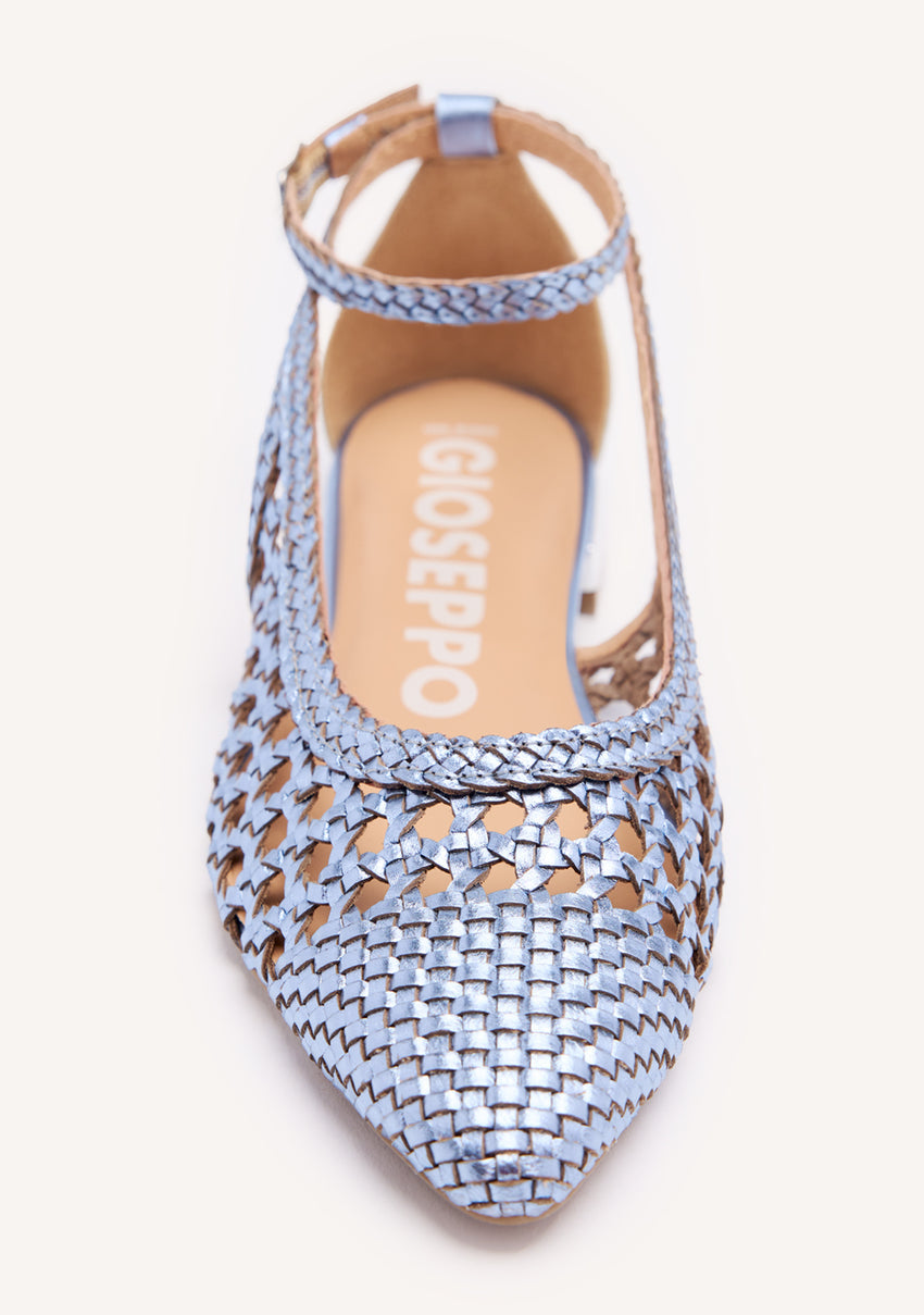 BRAIDED LEATHER BALLET FLATS DELL