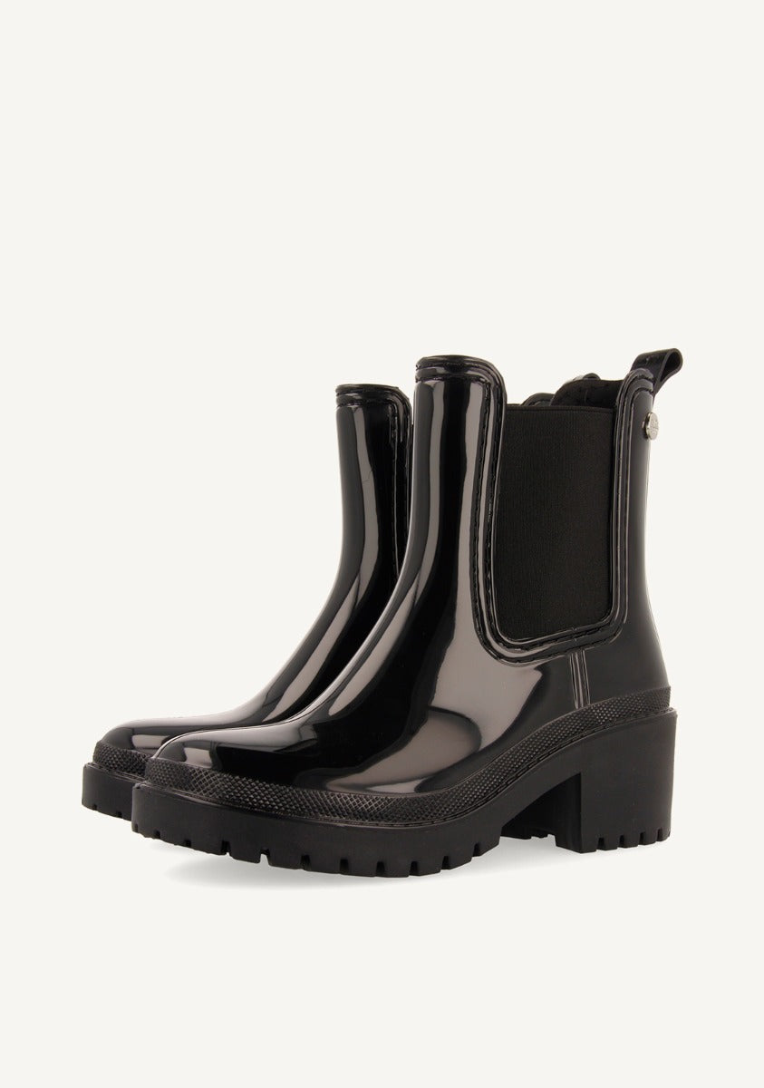 Black wellies in chelsea style for woman TRYSIL