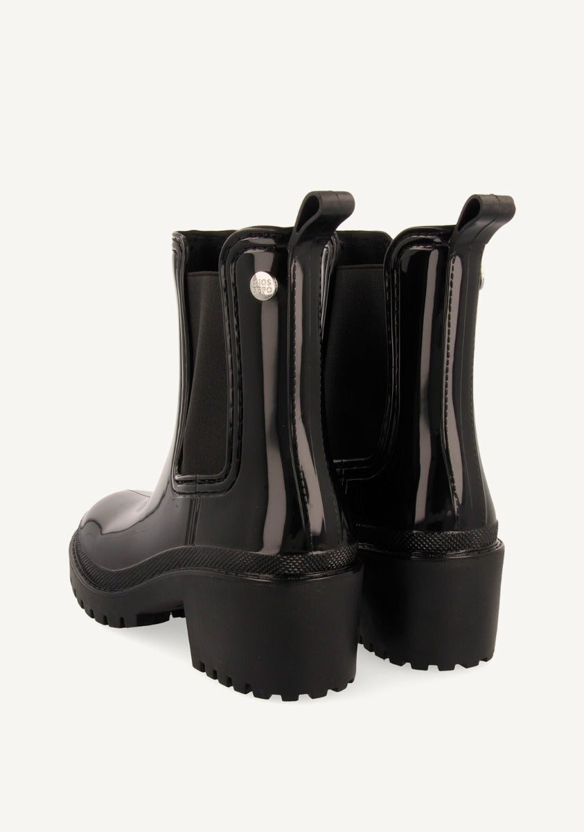 Black wellies in chelsea style for woman TRYSIL
