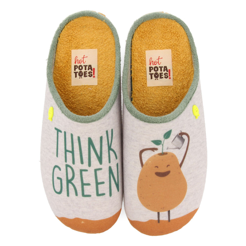 GREY HOT POTATOES SLIPPERS MONETTA