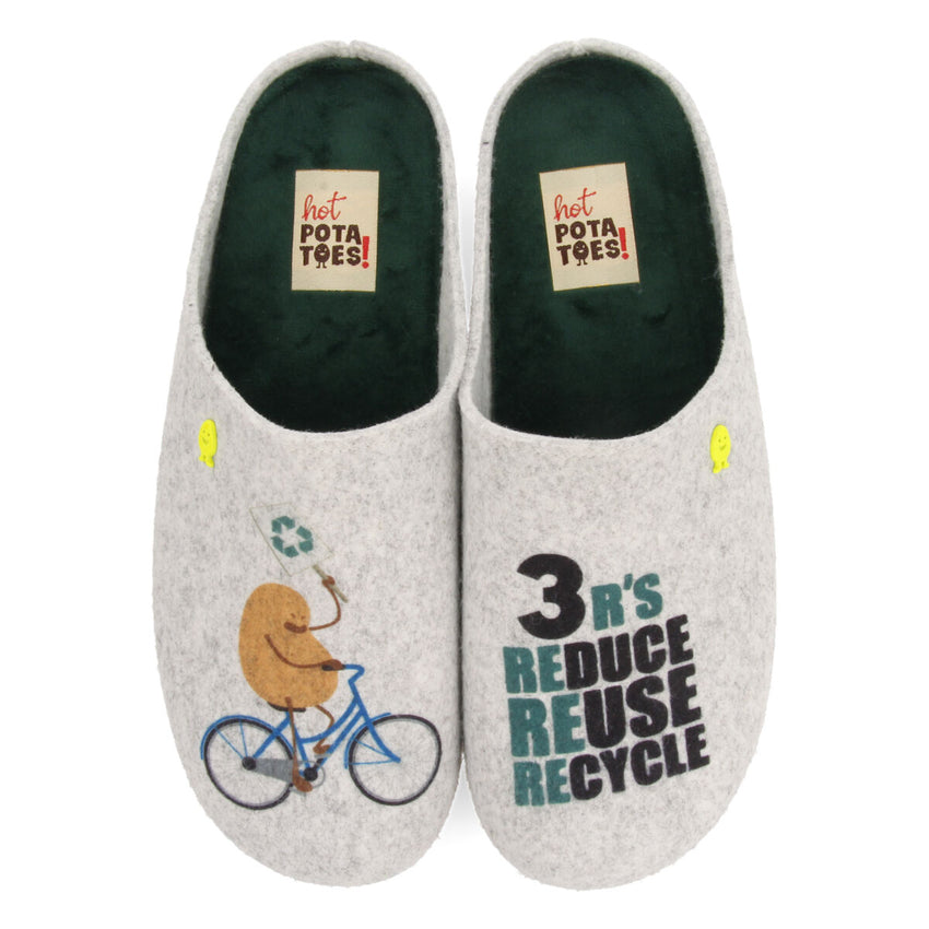 Camolin slippers from the hot potatoes collection