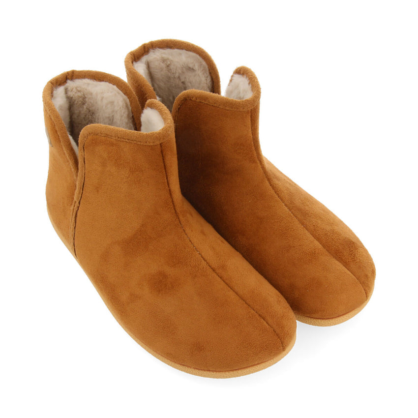 Ankle-height house slippers with fleece detail “Sifjord”