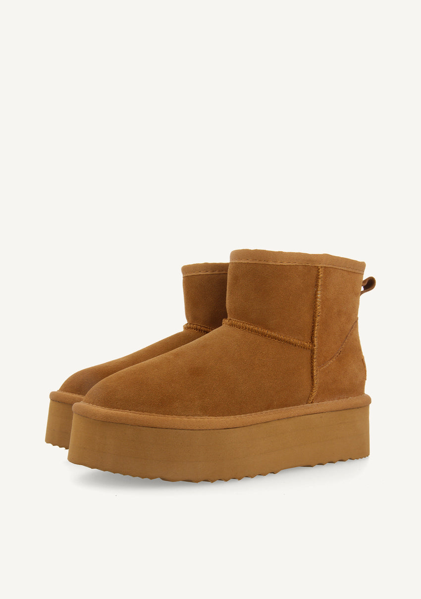 BROWN AUSTRALIAN PLATFORM BOOTS FOR WOMEN BANCROFT