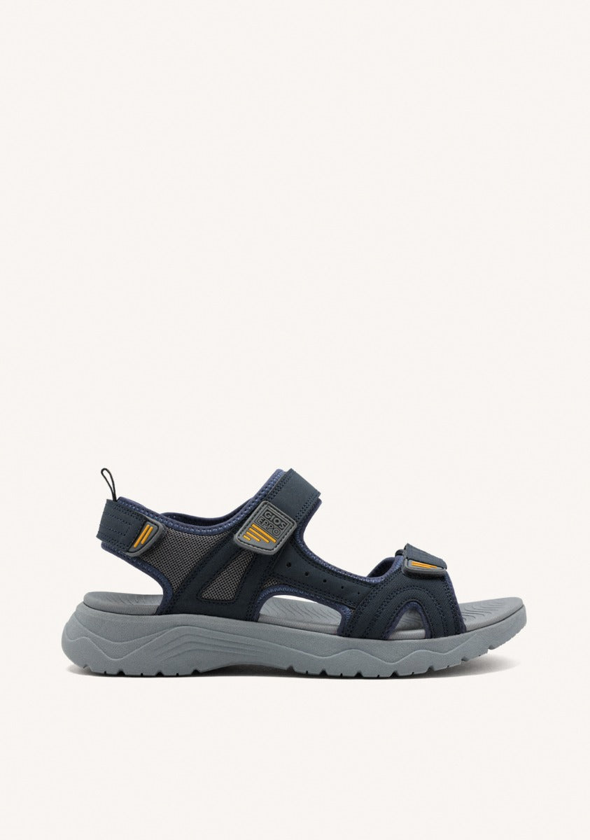 GRAY SANDALS WITH COLOR ACCENTS FOR MEN METKOVIC