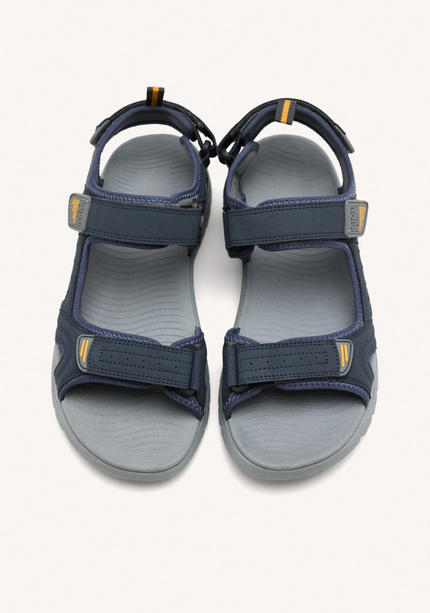 GRAY SANDALS WITH COLOR ACCENTS FOR MEN METKOVIC