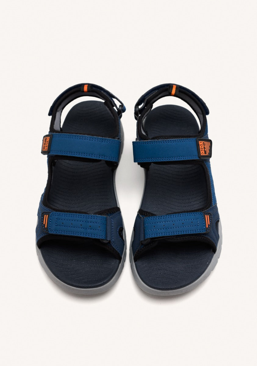 BLUE NAVY SANDALS WITH COLOR ACCENTS FOR MEN METKOVIC