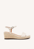 WEDGE LEATHER SANDALS YALAHA