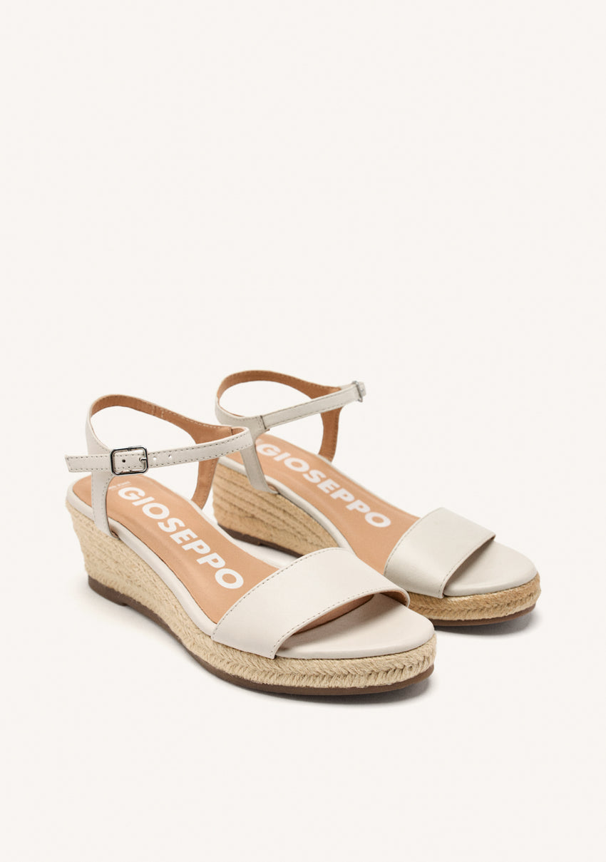 WEDGE LEATHER SANDALS YALAHA