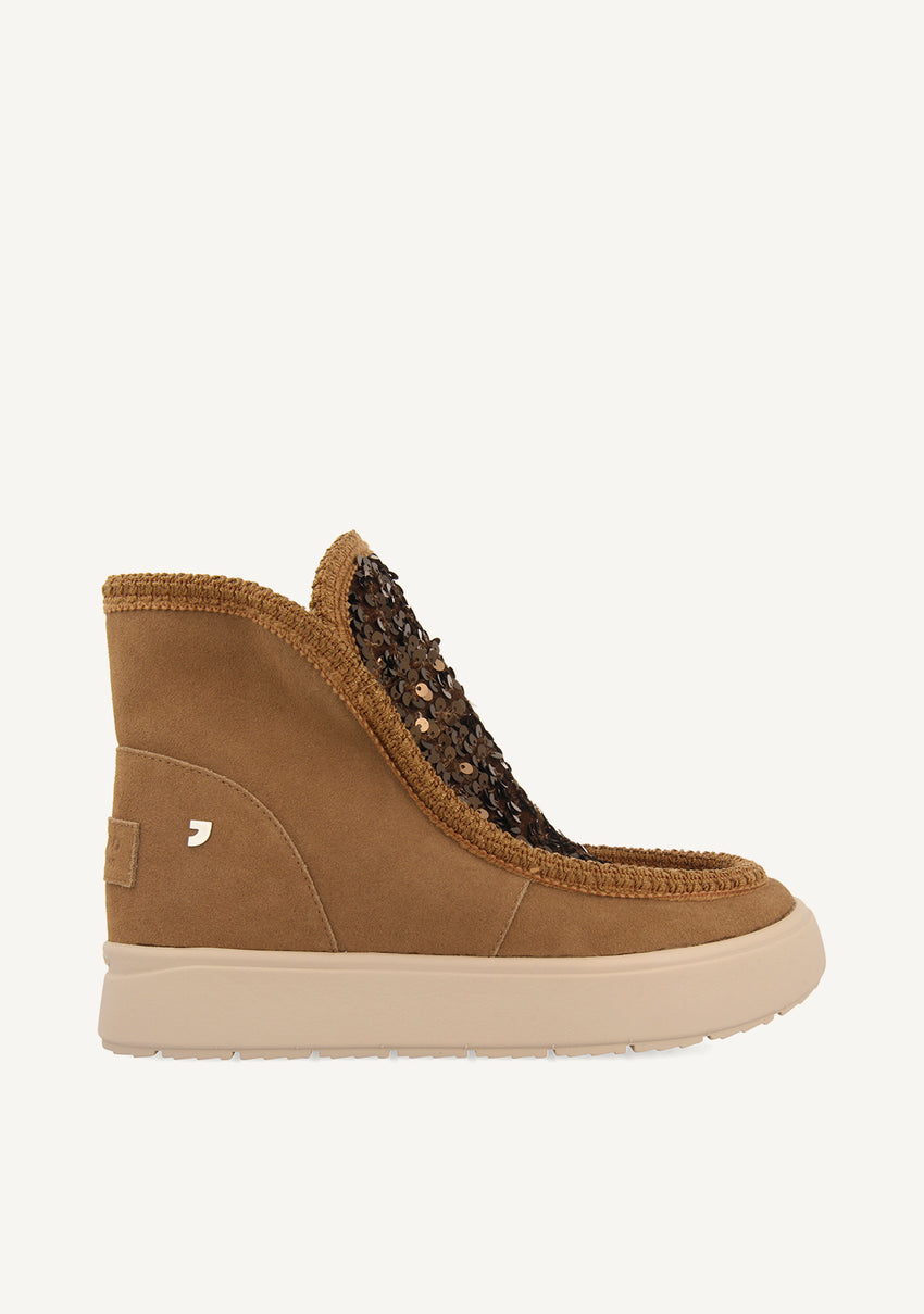 AUSTRALIAN SEQUIN LEATHER BOOTS STARK