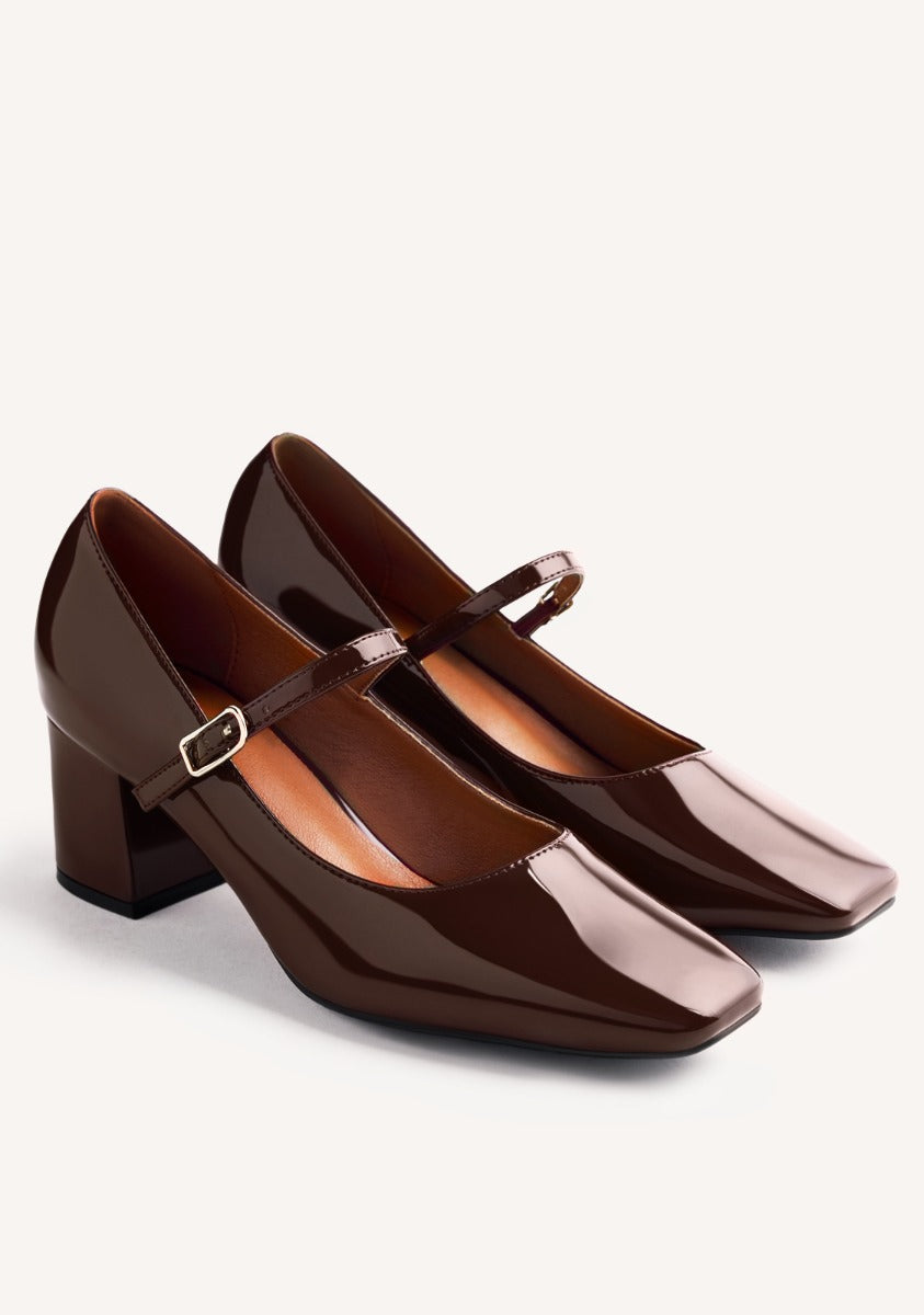 PATENT EFFECT MARY-JANES WINDHAM
