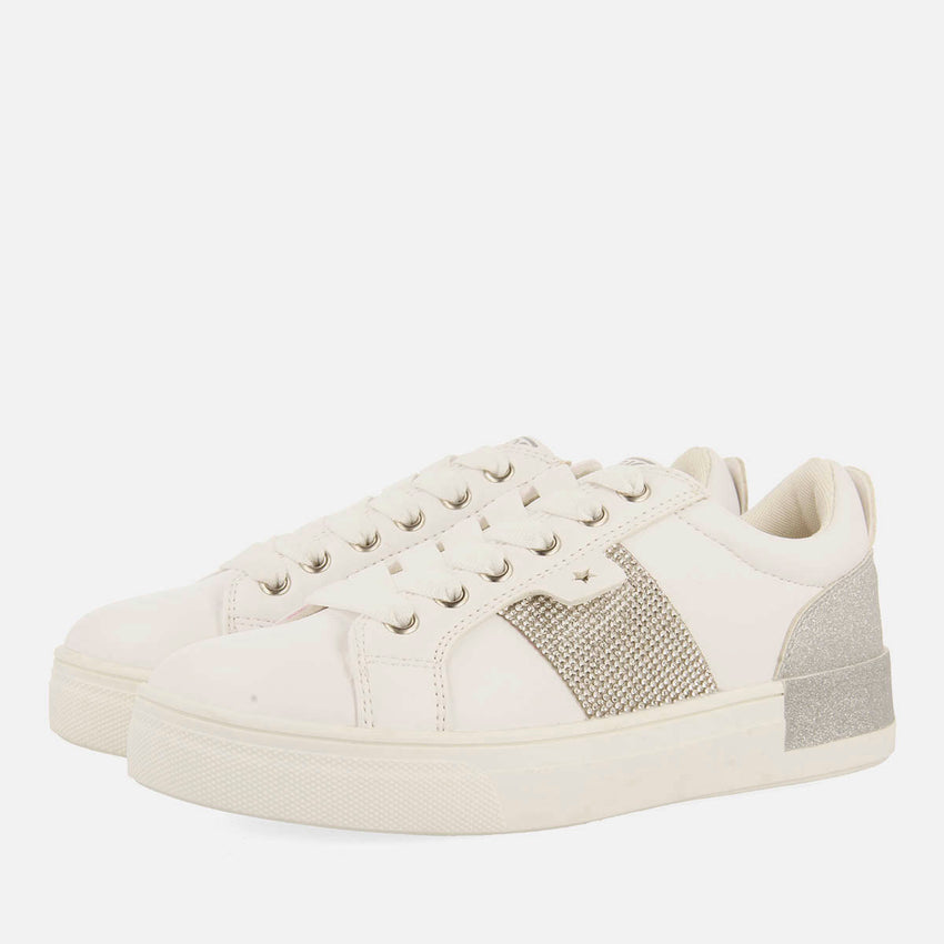 TENNIS SHOES IN SEQUINS AND RHINESTONES SLIAC