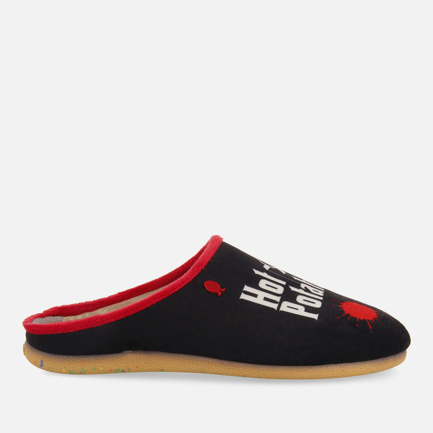 MOVIE PRINT SLIPPERS