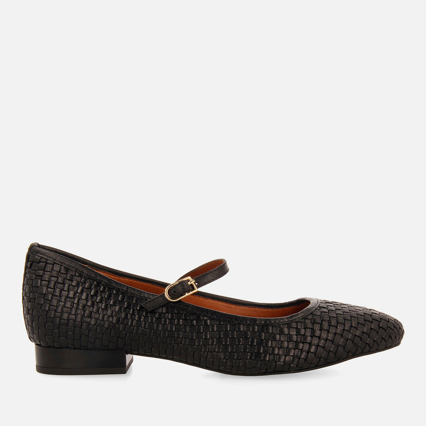BALLET FLATS BRAIDED LEATHER BODAJK JK