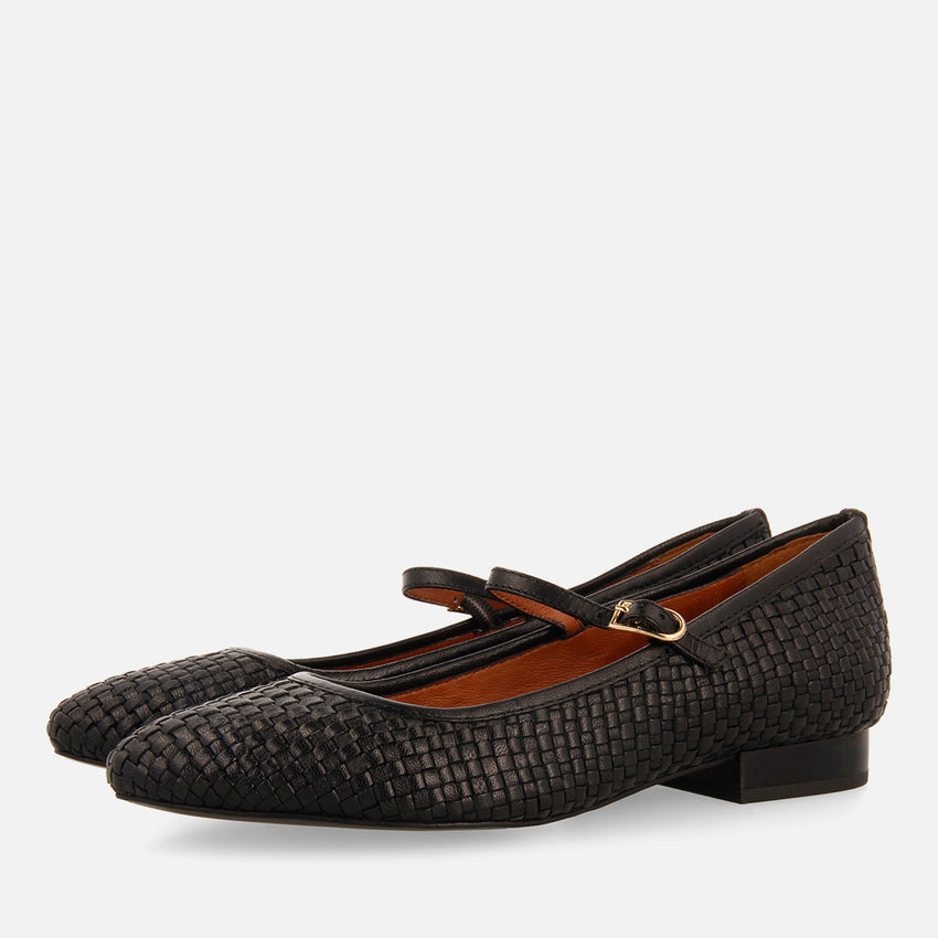 BALLET FLATS BRAIDED LEATHER BODAJK JK