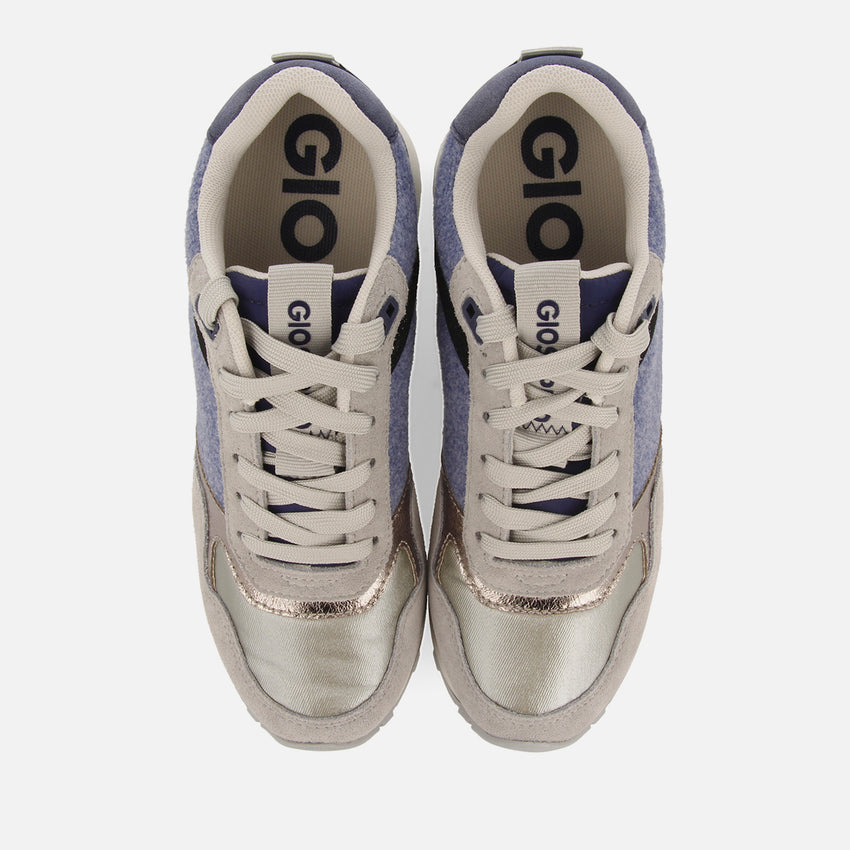 SNEAKERS FELT WEDGE INTERNAL HORICON