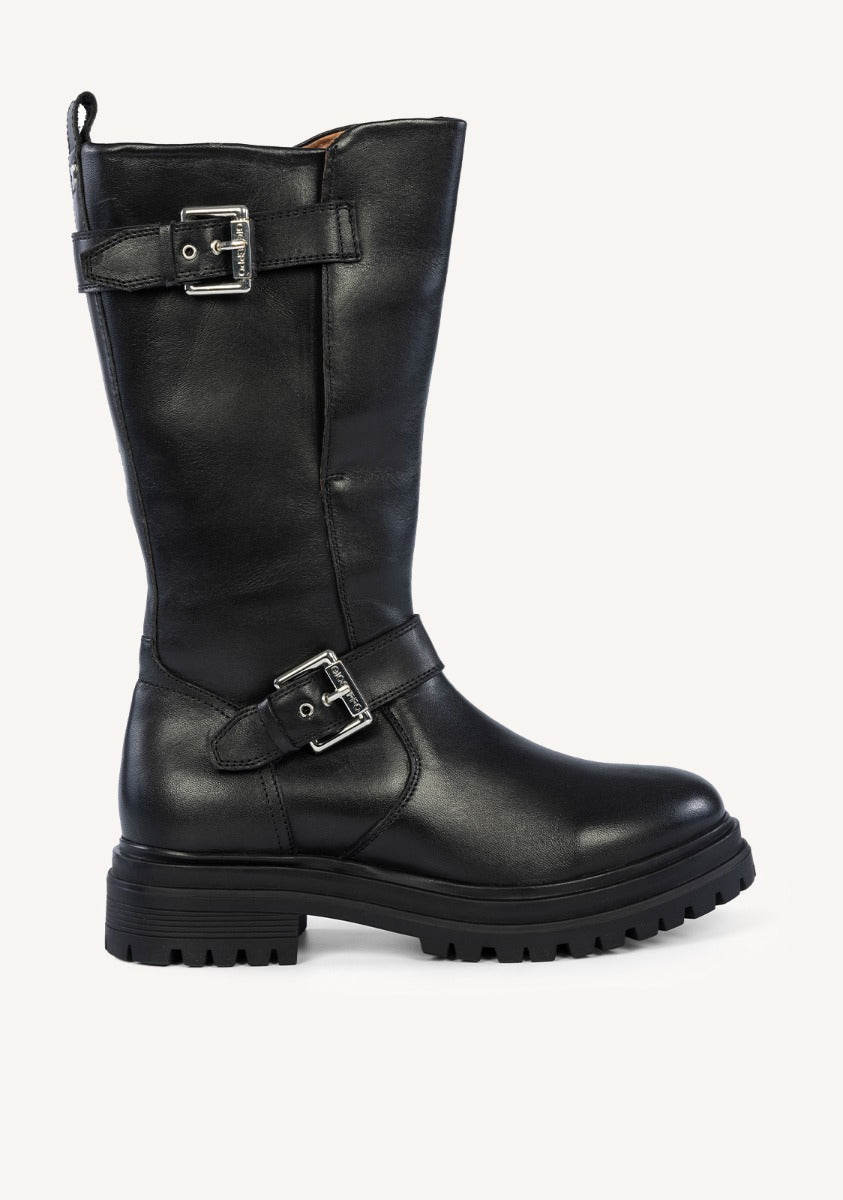 LEATHER BIKER BOOTS NOVAKY
