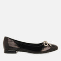 LEATHER BALLET FLATS WITH BOW DETAIL VASVAR