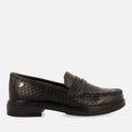 LEATHER LOAFERS WITH MASK ARIETTA