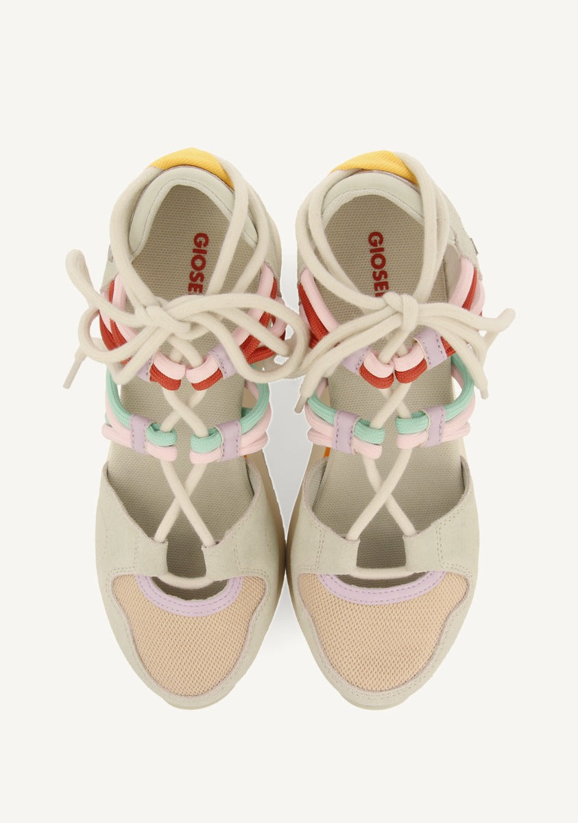 LEATHER LACE-UP SNEAKERS LOCKE