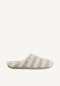 STRIPED FUR SLIPPERS SKARUP