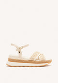 RAFFIA PLATFORM SANDALS BOSCAWEN