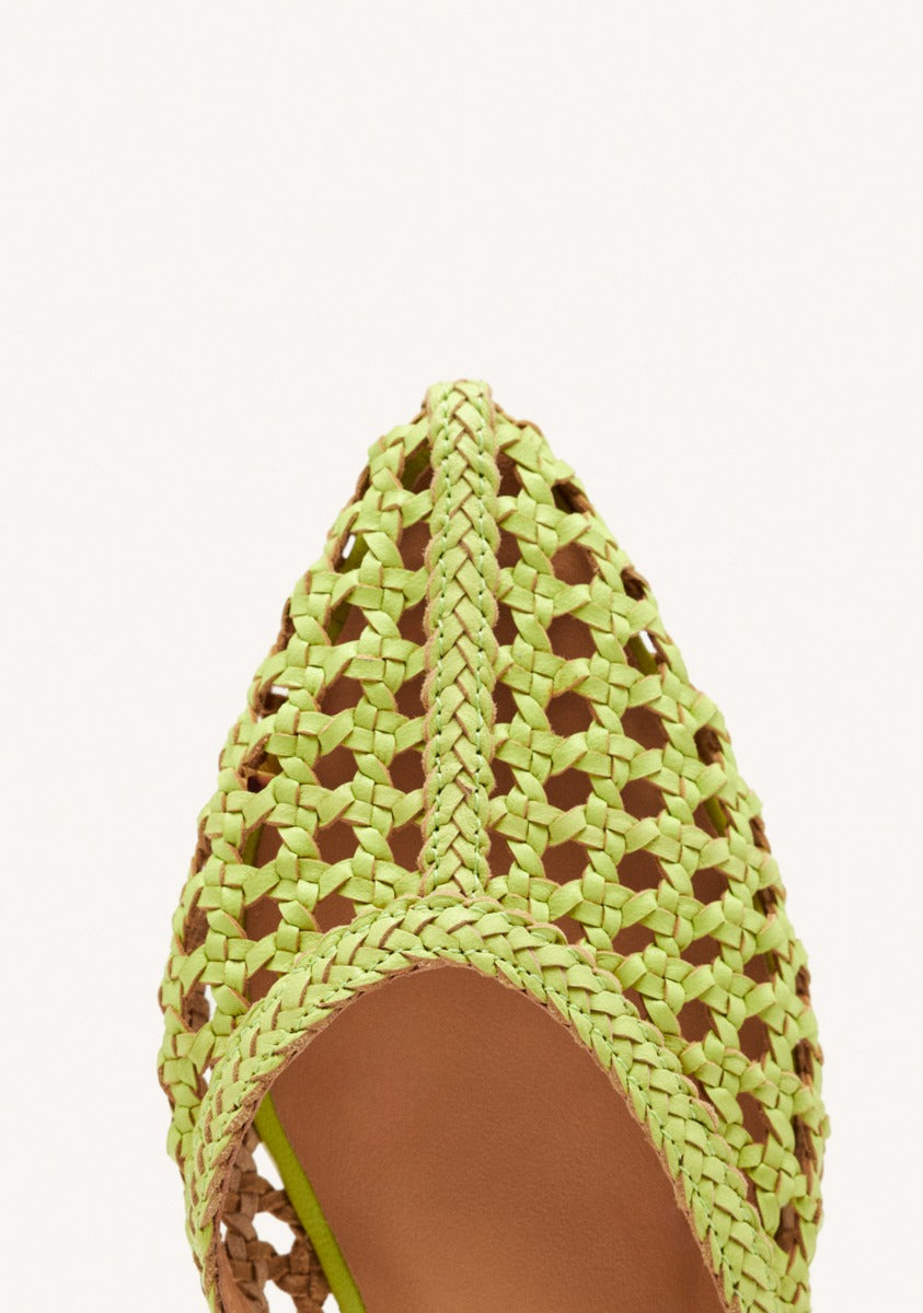 BRAIDED LEATHER MULES ANTRIM