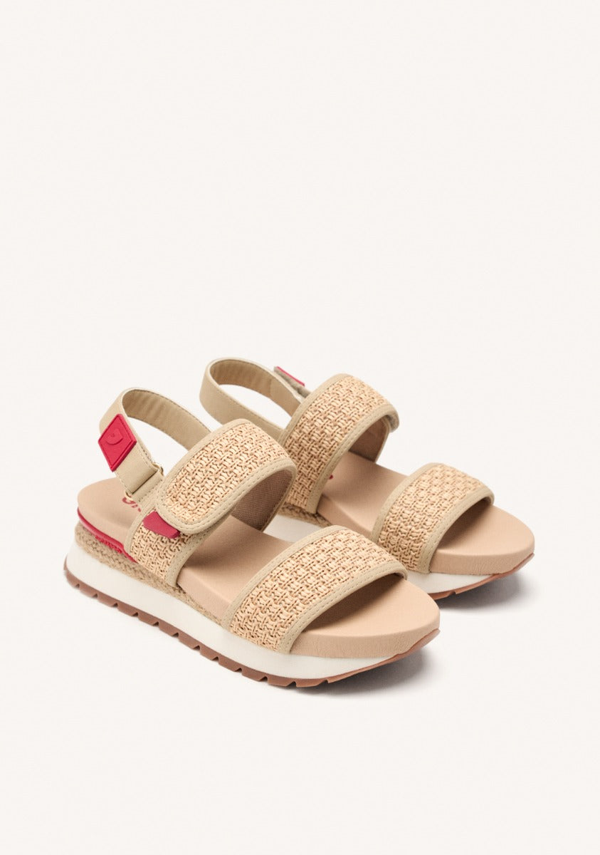 RAFFIA SPORTY SANDALS ARGONNE