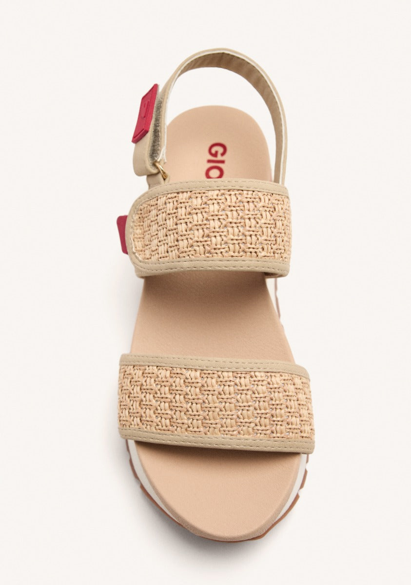 RAFFIA SPORTY SANDALS ARGONNE