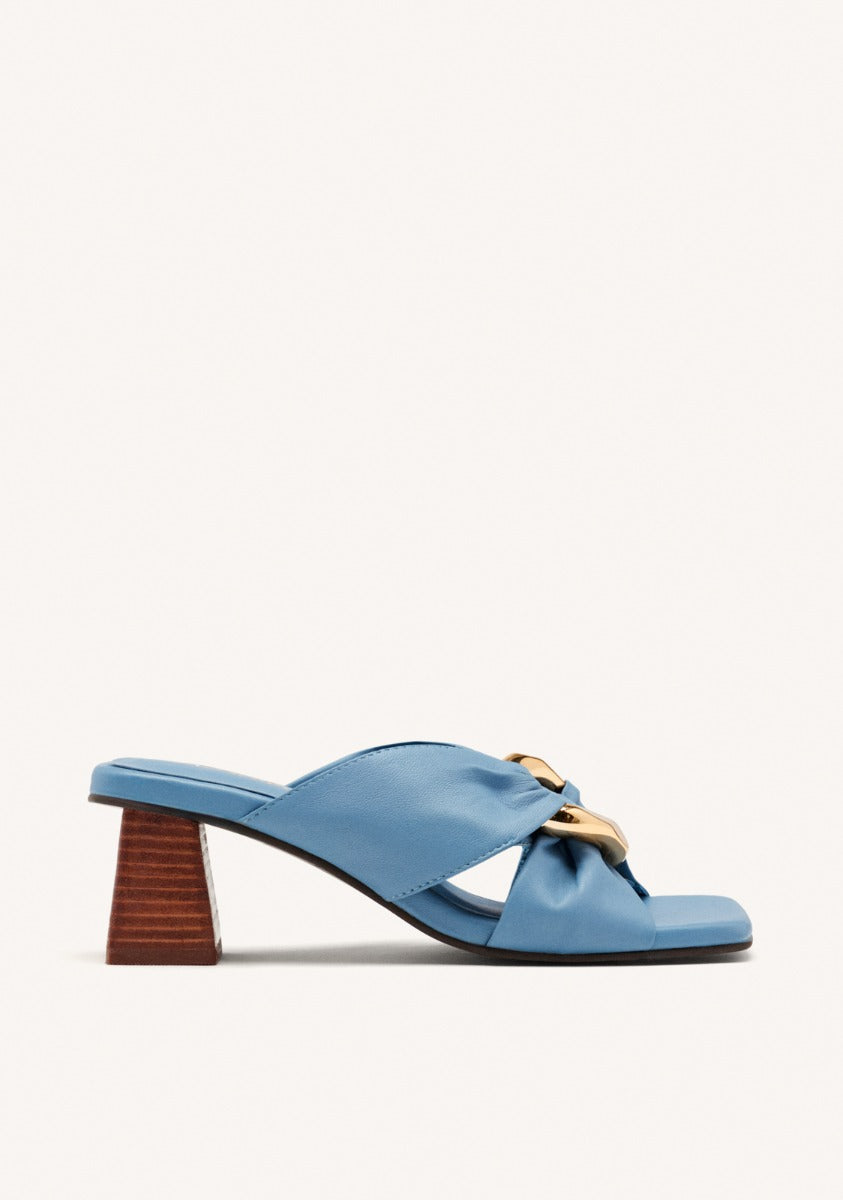 LEATHER HEEL SANDALS ALSTEAD