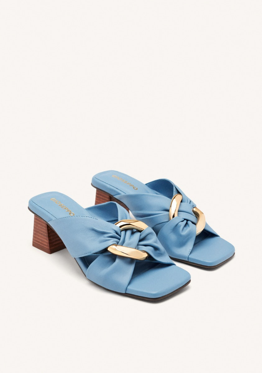 LEATHER HEEL SANDALS ALSTEAD