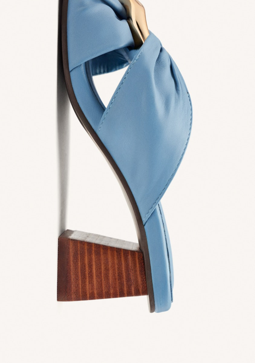 LEATHER HEEL SANDALS ALSTEAD
