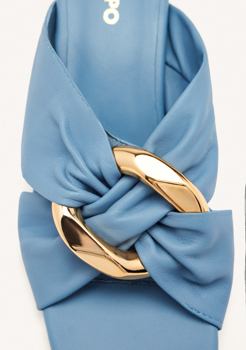 LEATHER HEEL SANDALS ALSTEAD