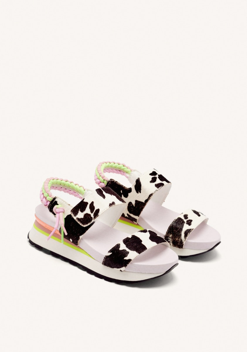 COW LEATHER SPORTY SANDALS LEVERETT
