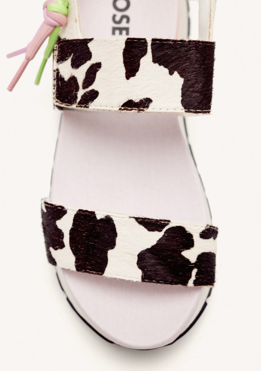 COW LEATHER SPORTY SANDALS LEVERETT