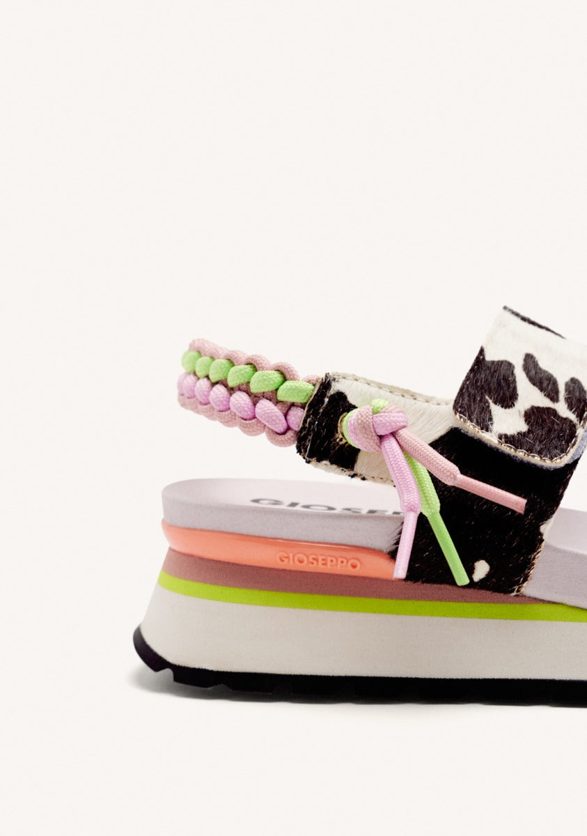 COW LEATHER SPORTY SANDALS LEVERETT