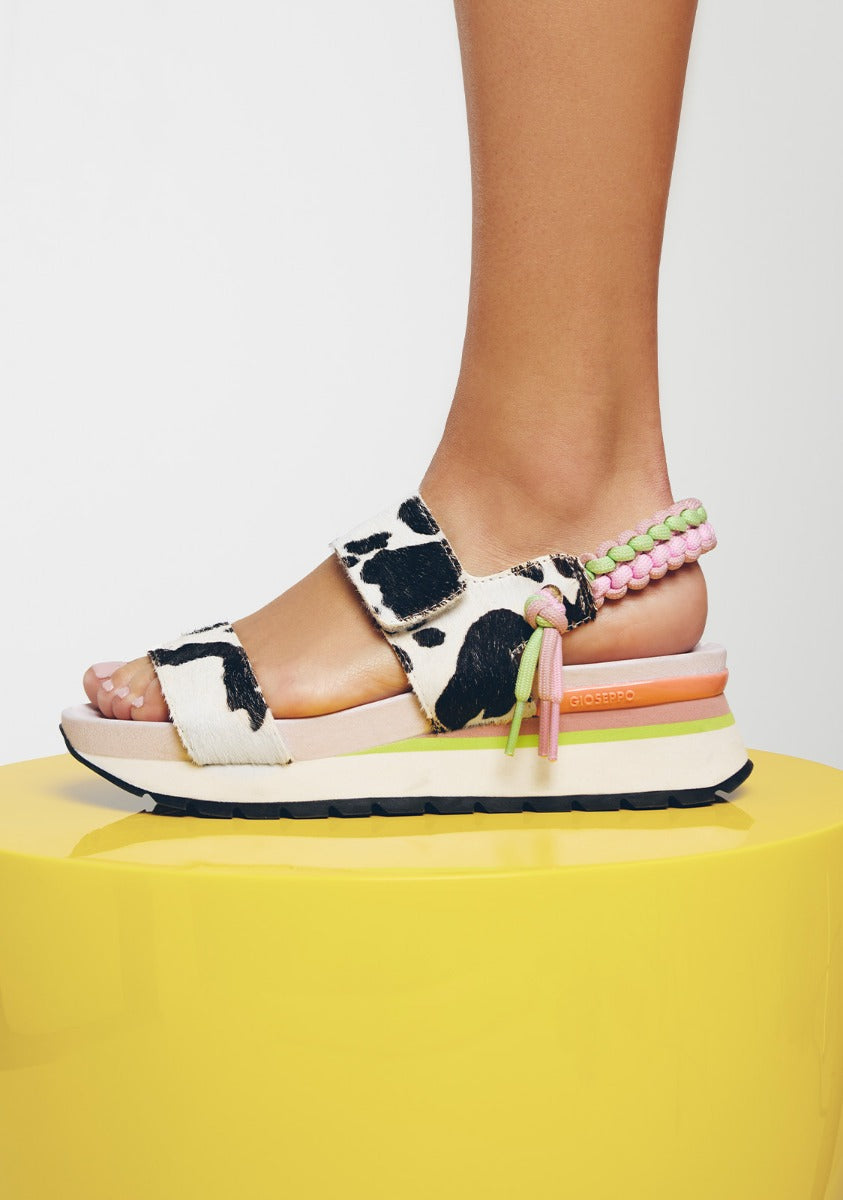 COW LEATHER SPORTY SANDALS LEVERETT