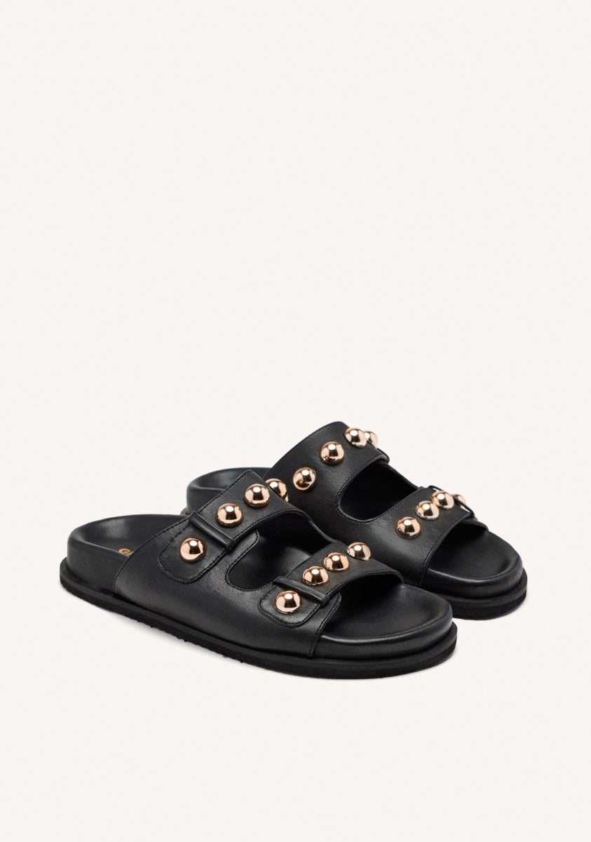STUDDED LEATHER SANDALS WRENTHAM